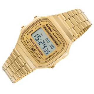 Casio A168 WG Retro Vintage Men's Watch (A168WG-9EF)