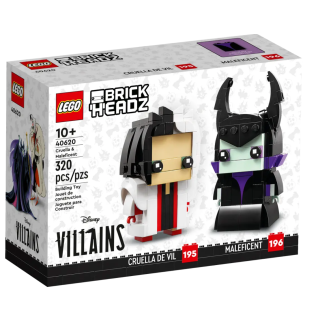 LEGO BRICKHEADZ 40620 Constructor Cruella & Maleficent (40620)