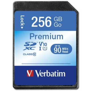 Verbatim 44026 Premium SDXC Сlass 10 Memory Card 256GB (44026)