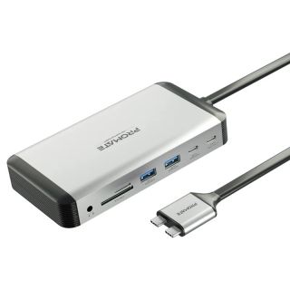 PROMATE VersaHub-MST 13-in-1 Dual USB-C Multimedia Hub / Dual 4K HDMI / USB3.0 / 150W (VERSAHUBMST)