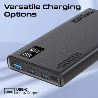Promate Bolt-10PD Power Bank 10000mAh / USB-C PD 20W (BOLT10PDBK)