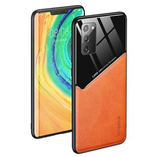 Mocco Lens Leather Back Case for Apple iPhone 12 Orange (MO-LC-APP-IP-12-OR)