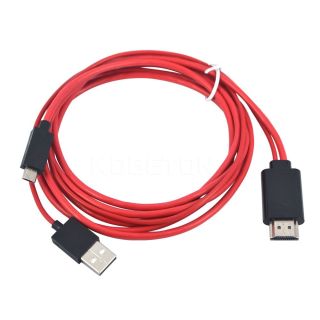RoGer 4K 30Hz Ultra HD microUSB to HDMI 2m Cable (RO-MICROUSB-HDMI-R)