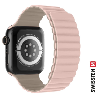 Swissten Silicone Magnetic Band for Apple Watch 38 / 40 mm (46000502)