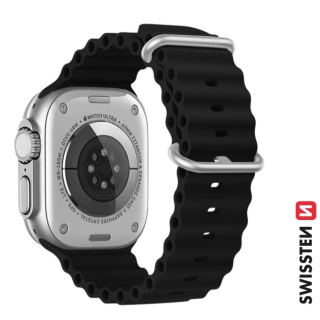 Swissten Marine Silicone Band for Apple Watch 42 / 44 / 45 / 49 mm (46000401)