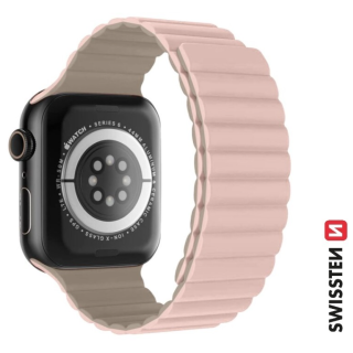 Swissten Silicone Magnetic Band for Apple Watch 42 / 44 / 45 / 49 mm (46000512)