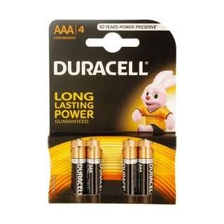 Duracell AAA MN2400 Alkaline LR03 1.5V Batteries 4pcs (MN2400/4)