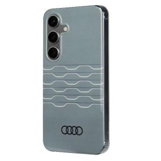 Audi IML Geometric Pattern Back Case for Samsung Galaxy S24 (AU-IMLS24-A6/D3-GY)