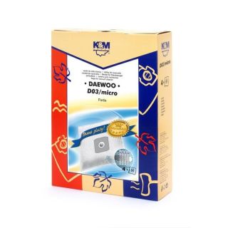 K&M Vacuum cleaner bag DAEWOO (4pcs) (KM-D03)