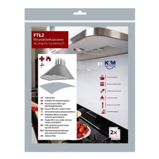 K&M Universal cooker hood grease filter (2pcs) (KM-FTL2)