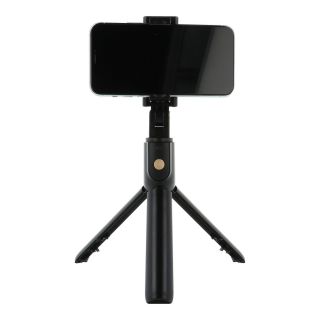 RoGer 2in1 Selfie Stick + Tripod Telescopic Stand with Bluetooth Remote Control (RO-SELF-2IN1-BK)