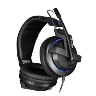 E-Blue Cobra X EHS951 Pro Gaming Headset with Microphone / LED Light / 3.5mm / USB /Black (EHS951BKAA-IY)