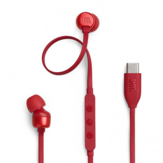 JBL Tune 310C Earphones USB-C Red (JBLT310CRED)