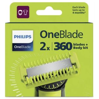 Philips Norelco OneBlade QP624/50 Shaving heads (QP624/50)