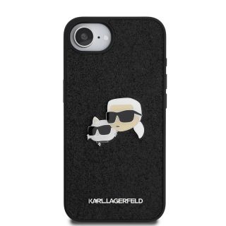 Karl Lagerfeld Fixed Glitter Metal K&CH Case for Apple iPhone 16e (KLHCPSE4PFGKCPK)