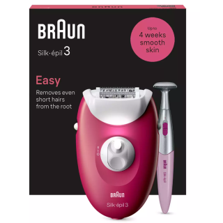Braun Silk-épil 3 3-202 Epilator Pink (SE3-202)