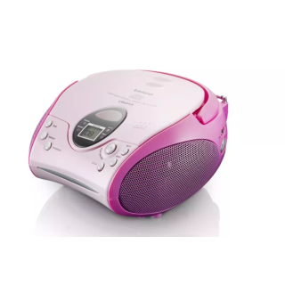 Lenco SCD-24 Digital FM Music centre Pink (SCD24PI)