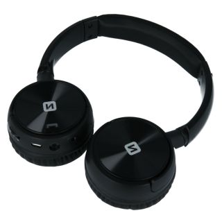 Swissten Stereo Trix Bluetooth Headphones with FM / AUX / MicroSD (SW-TRIX-WRL-BK)