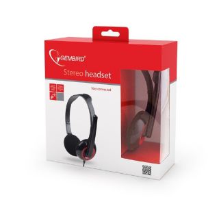 Gembird MHS-002 Universal Headsets With Microphone Black (MHS-002)
