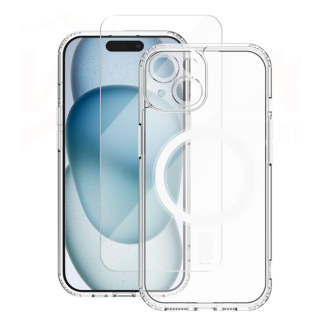 Vmax Set MagSafe Case + Tempered Glass 2,5D for Apple iPhone 14 Pro (VMAX-SET-MSCTG-IPH-14PR)