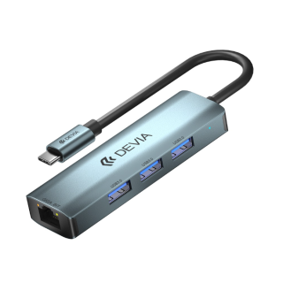 Devia HUB USB-C 3.1 to 4x USB 3.0 Adapter (EC621)