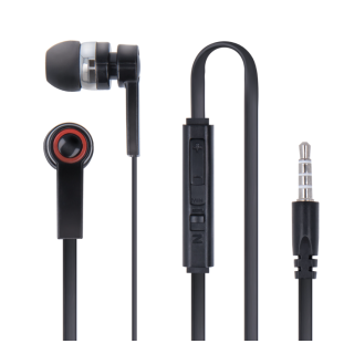 Forever Mega Bass Universal Headphones With Microphone Black (GSM004003)