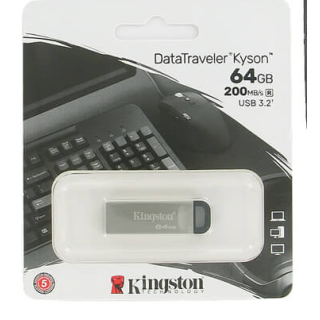 Kingston 64GB USB Kyson Flash Memory (DTKN/64GB)