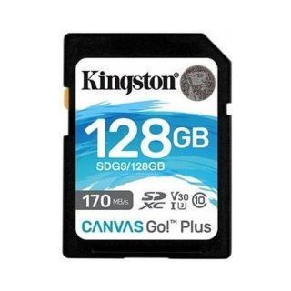 Kingston 128GB Canvas GO Plus Memory Card (SDG3/128GB)