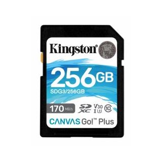 Kingston  256GB Canvas Go Plus Memory Card (SDG3/256GB)