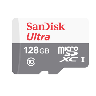 SanDisk 128GB microSDXC Android 100MB/s cl. 10 UHS-I Memory card (SDSQUNR-128G-GN3MN)