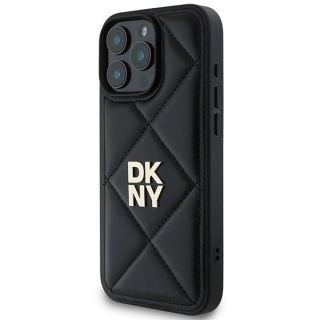 DKNY Quilted Stack Logo Back Case for Apple iPhone 16 Pro Max (DKHCP16XPQDSLK)
