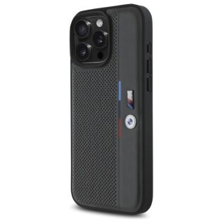 BMW M Perforated Tricolor Detail Line Hardcase for Apple iPhone 16 Pro (BMHCP16L23PUPVA)