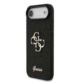 Guess PU Fixed Glitter 4G Metal Logo Case for Apple iPhone 17 Air (GUHCP17MHG4SGK)