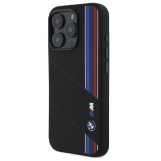 BMW Silicone Cut Tricolor Lines MagSafe Hardcase for Apple iPhone 16 Pro (BMHMP16L23SCUK)