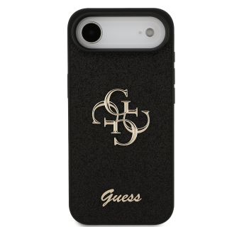 Guess PU Fixed Glitter 4G Metal Logo Case for Apple iPhone 17 Air (GUHCP17MHG4SGK)