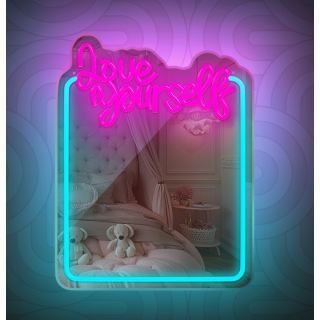 Forever Light FMNE01 Neon LED Mirror Decor (FMNE01)