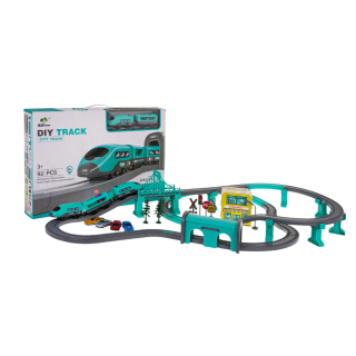 RoGer Train Station + Accessories 92pcs. (RO-AU6884AB)