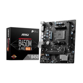 MSI B450M-A PRO MAX II motherboard AMD B450 (B450M-APROMAXII)