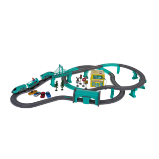 RoGer Train Station + Accessories 92pcs. (RO-AU6884AB)