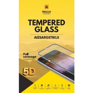 Mocco Full Glue 5D Signature Edition Tempered Glass Full Coverage with Frame Samsung Galaxy A72 / A80 Black (MC-5D-GP-A80-BK)