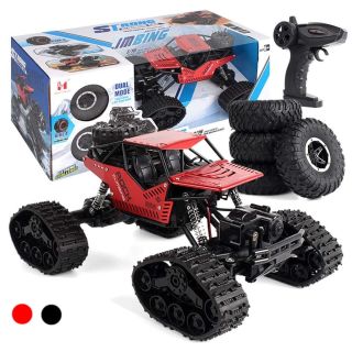 RoGer Rock Crawler 2in1 Radio controlled Car / 2.4Ghz / 4x4 / 20 km/h / 1:16 / Red (RO-RC-GRR-2IN1-RE)