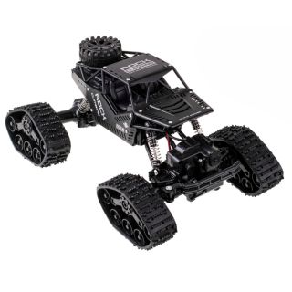 RoGer Rock Crawler 2in1 Radio controlled Car / 2.4Ghz / 4x4 / 20 km/h / 1:16 (RO-RC-GRR-2IN1-BK)