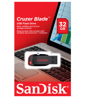 SanDisk Cruzer Blade Flash Memory 32GB (SDCZ50-032GB35)