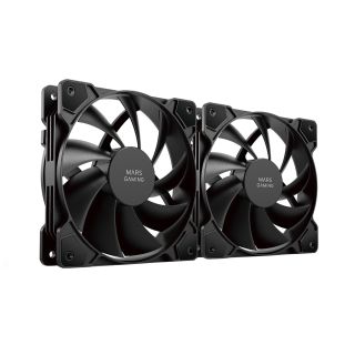 Mars Gaming MFPROX2 2x 120mm PC Case Fan (MFPROX2)