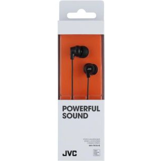 JVC HA-FX10-B-E PowerFul Sound Headphones Black (HA-FX10-B-E)