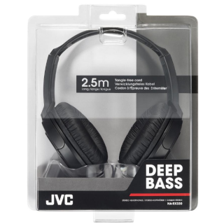 JVC HA-RX330-E Deep Bass Headphones With Microphone Grey (HA-RX330-E)