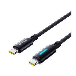 Baseus Lit USB-C to USB-C 100W Fast Charging / Button-Control / Cable 2m (P10379000121-01)