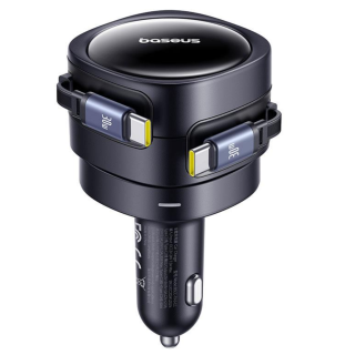 Baseus Enjoyment Max 2x USB-C Cables Car Charger 60W (C00035507121-01)