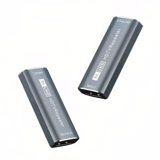 RoGer HDMI 8K UHD Repeater Signal extender up to 25m with support CEC, DTS, 3D / 7680x4320@60Hz (RO-HDTV8KREPEATER)