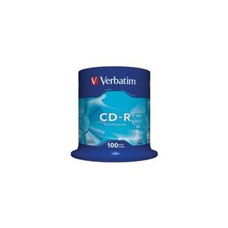 Verbatim CD-R Recordable Disks 100pcs (43411)
